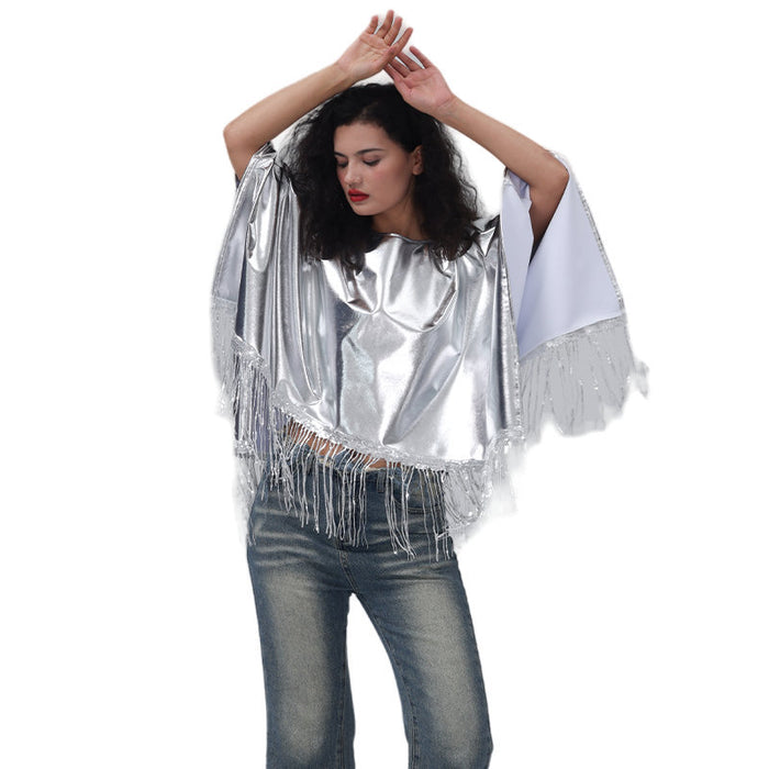 Tassel Cloak Loose Women Clothing Shawl Costume