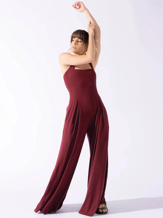 Spring Summer High Waist Jumpsuit Office Casual Pants Women Solid Color Loose Wide Leg Pants