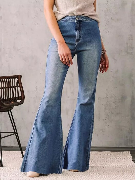 Autumn Winter Slim Fit Stretch Flared Pants Women Jeans Women Jeans