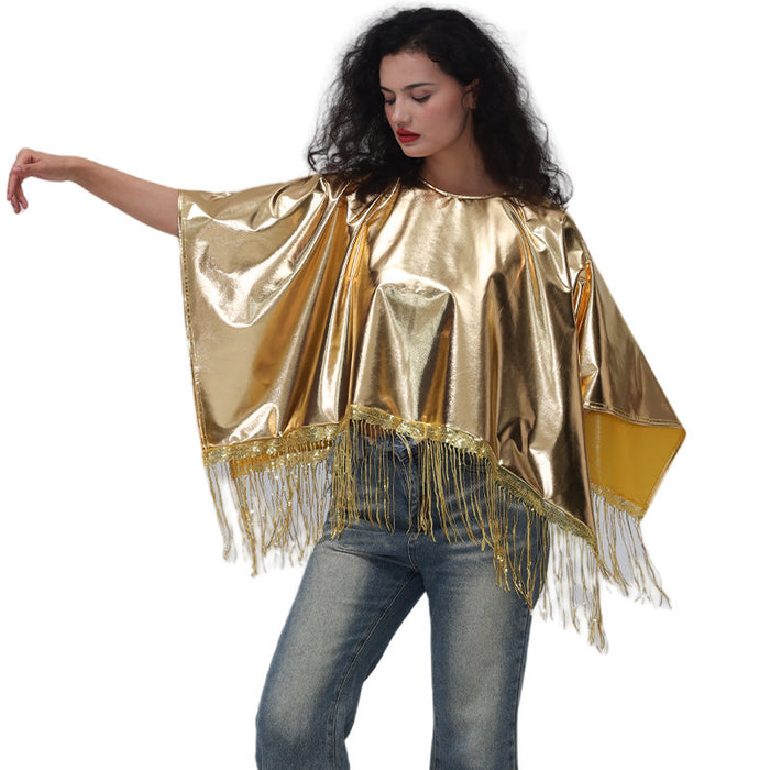 Tassel Cloak Loose Women Clothing Shawl Costume