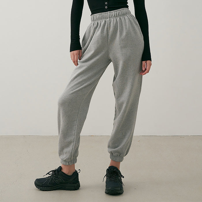 Casual Sports Pants Pure Cotton Terry Women Clothing Exclusive High Waist Pants Ankle Tied Long Sweatpants