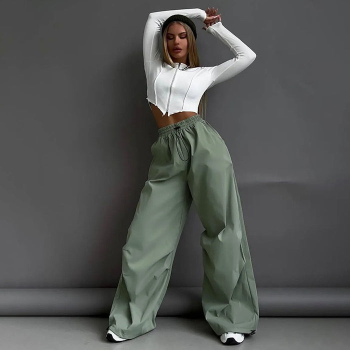 Autumn Trousers Women Clothing Simple Casual All Matching Slim Fit Basic Pig Nose Button Overalls Women