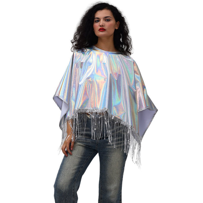 Tassel Cloak Loose Women Clothing Shawl Costume