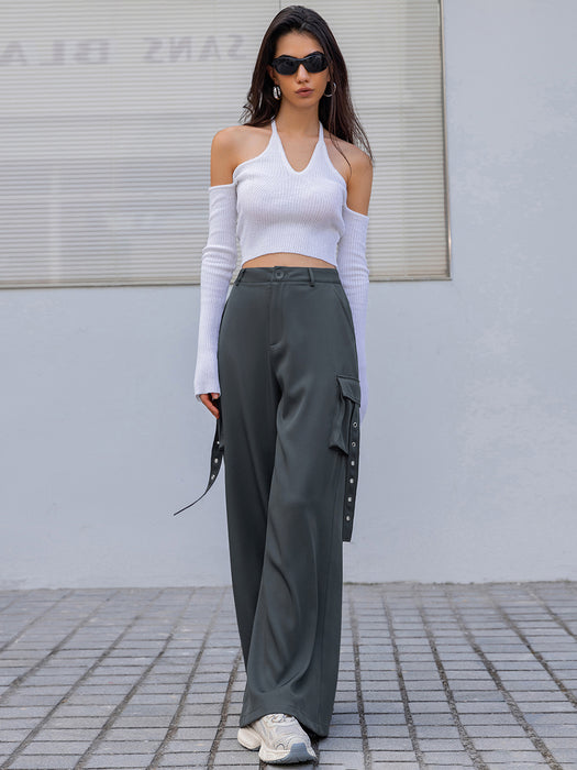 Wide Leg Cargo Pants