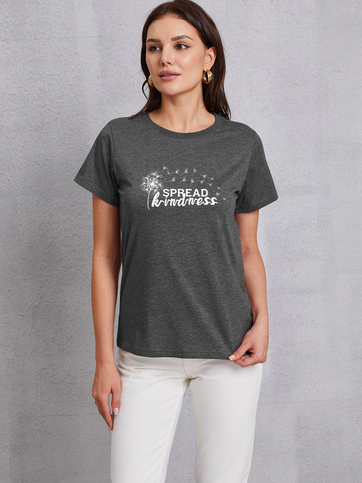 SPREAD KINDNESS Round Neck T-Shirt