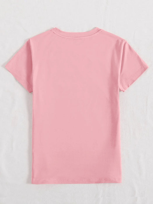 EASTER VIBES Round Neck Short Sleeve T-Shirt