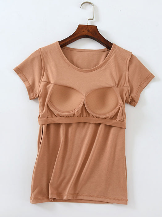 Round Neck Short Sleeve T-Shirt