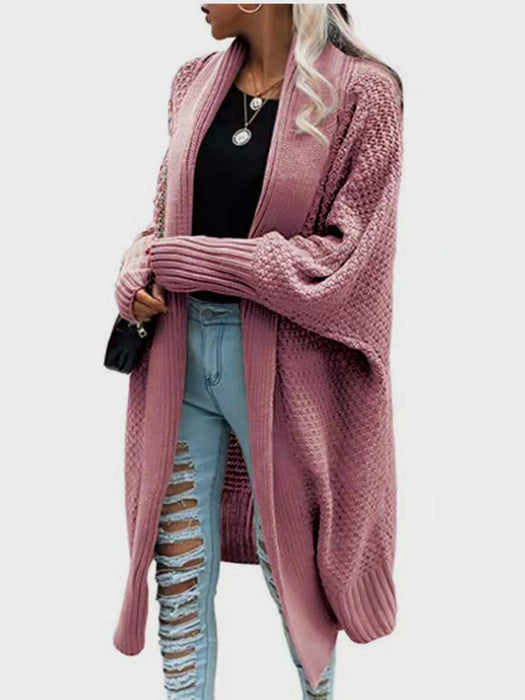 Open Front Long Sleeve Cardigan