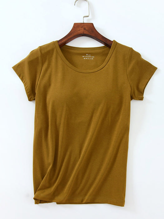 Round Neck Short Sleeve T-Shirt