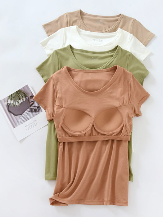 Round Neck Short Sleeve T-Shirt