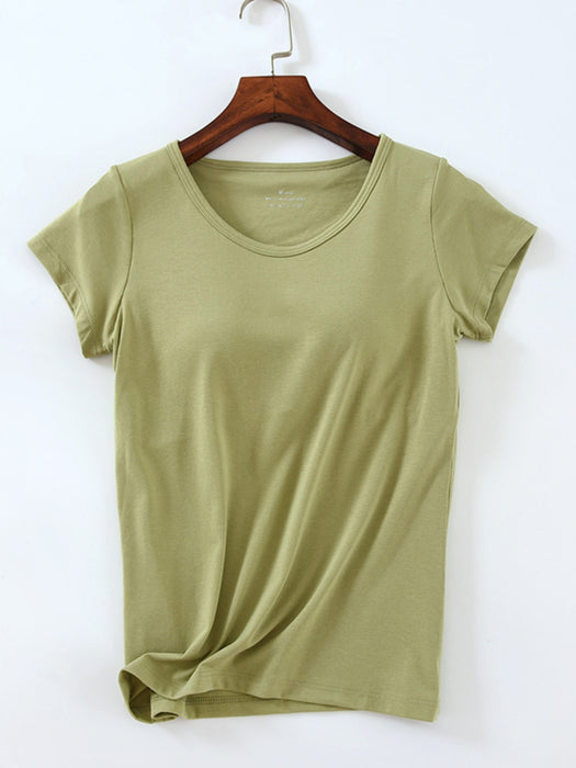 Round Neck Short Sleeve T-Shirt